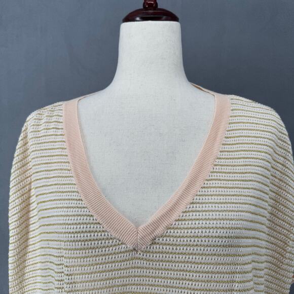 Zadig & Voltaire Sweater Vest Tifle Fish Net Coral Style SFMA2114F Womans M - Picture 5 of 15